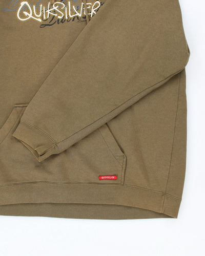 Vintage 2000's Quiksilver Embroidered Hoodie - L