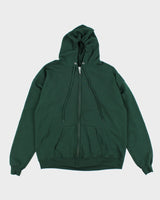Vintage 2000's Hanes Blank Zip Up Hoodie - L