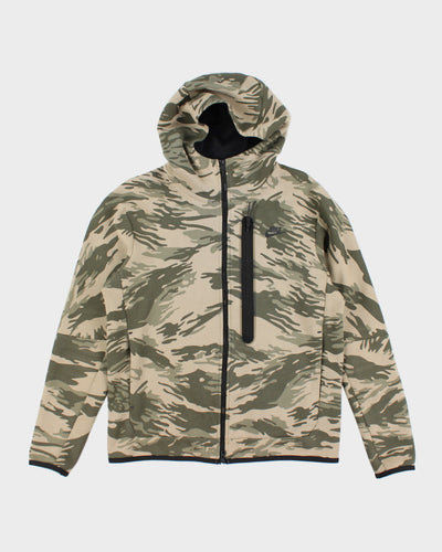 Nike Lightweight Camouflage Tech Fleece Zip Up Hoodie - M