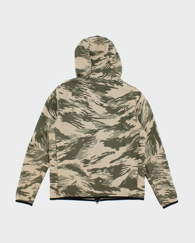 Nike Lightweight Camouflage Tech Fleece Zip Up Hoodie - M