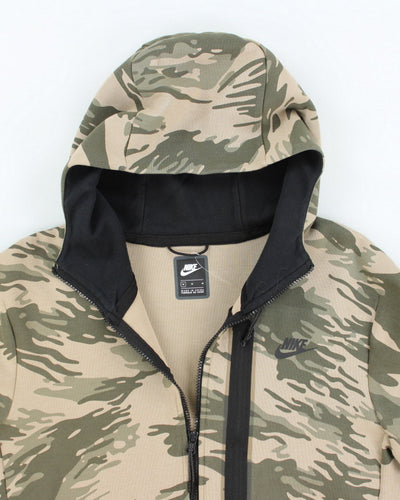 Nike Lightweight Camouflage Tech Fleece Zip Up Hoodie - M
