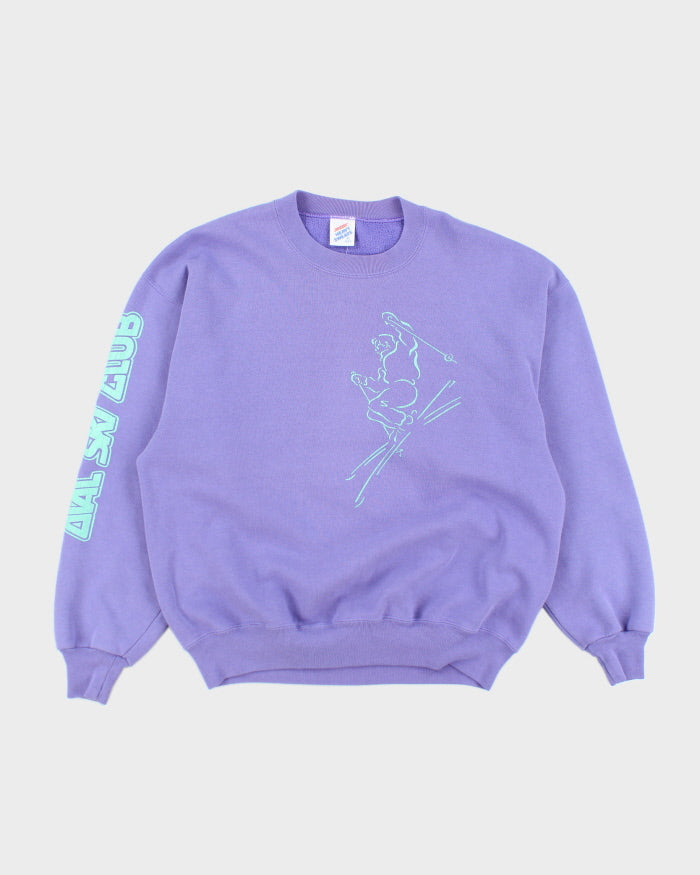 Vintage 90's Oval Ski Club Sweatshirt - XL