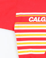 Vintage 90's NHL Calgary Flames Short Sleeve Sweatshirt - L