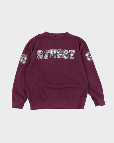 Vintage 2000's Stussy Big S Logo Sweatshirt - S