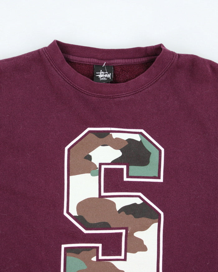 Vintage 2000's Stussy Big S Logo Sweatshirt - S