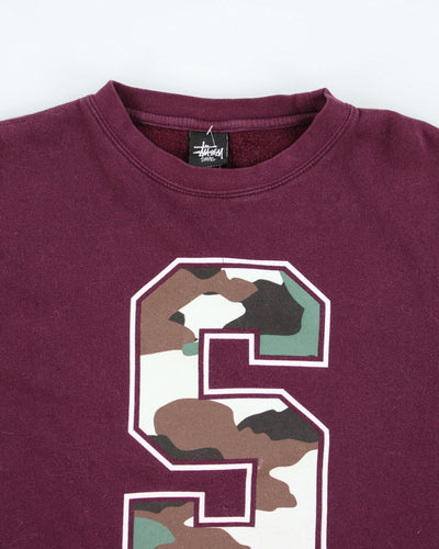 Vintage 2000's Stussy Big S Logo Sweatshirt - S