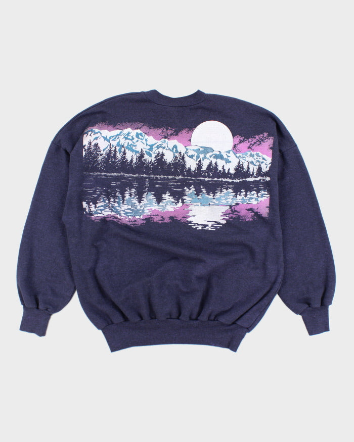 Vintage 90's Mountain View Graphic Sweatshirt - L