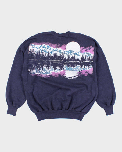 Vintage 90's Mountain View Graphic Sweatshirt - L