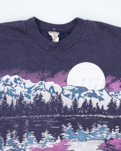 Vintage 90's Mountain View Graphic Sweatshirt - L