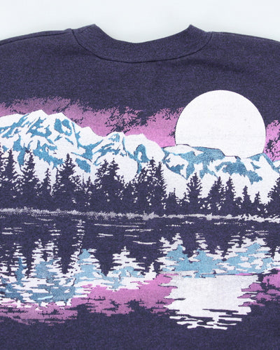 Vintage 90's Mountain View Graphic Sweatshirt - L