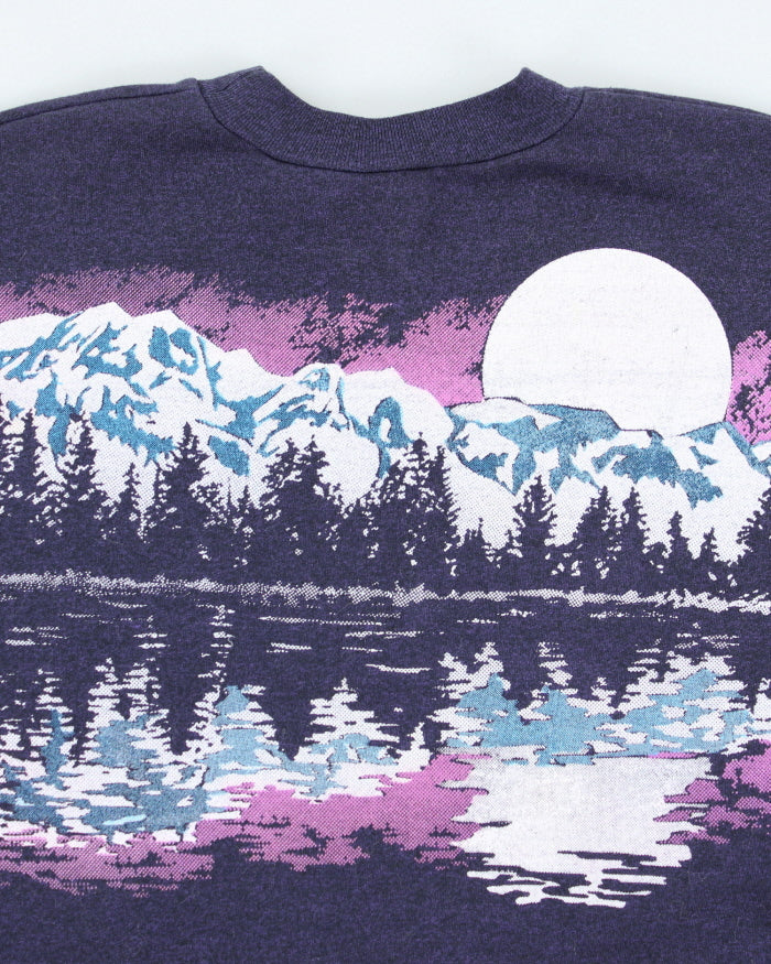 Vintage 90's Mountain View Graphic Sweatshirt - L