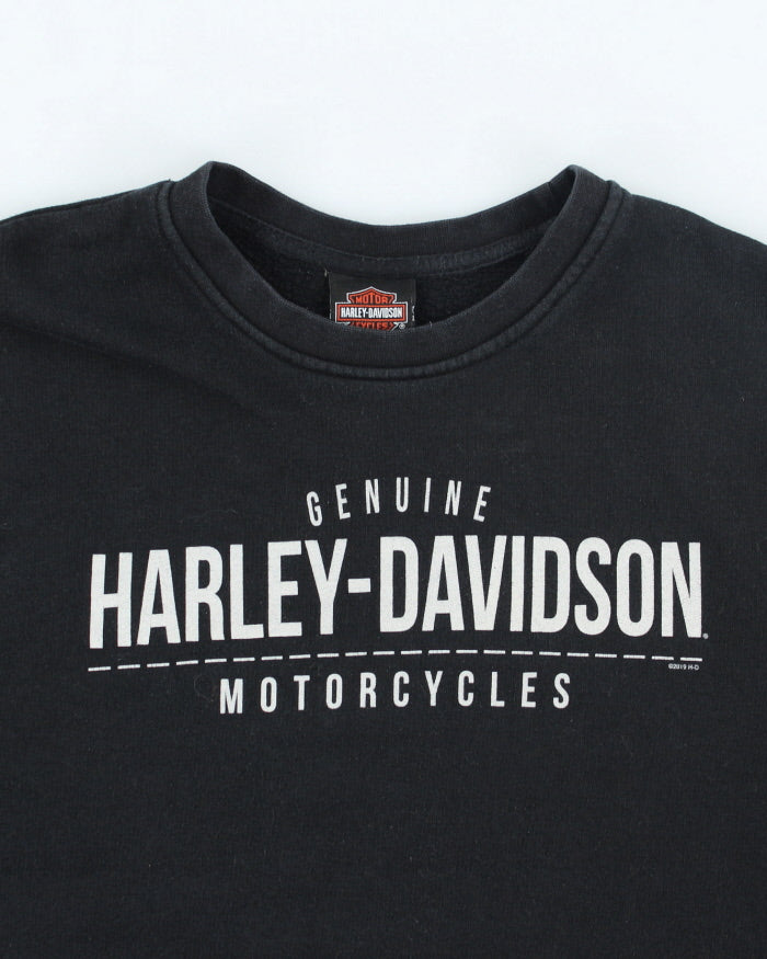 Vintage 90's Harley Davidson Graphic Print Sweatshirt - XL