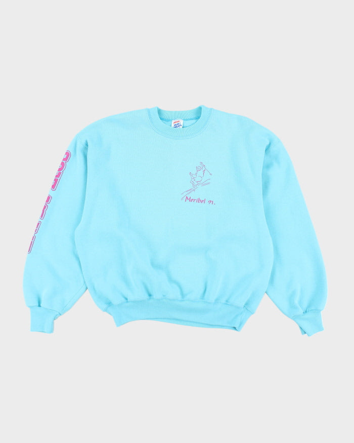 Vintage 90's Meribel Ski Graphic Sweatshirt - L