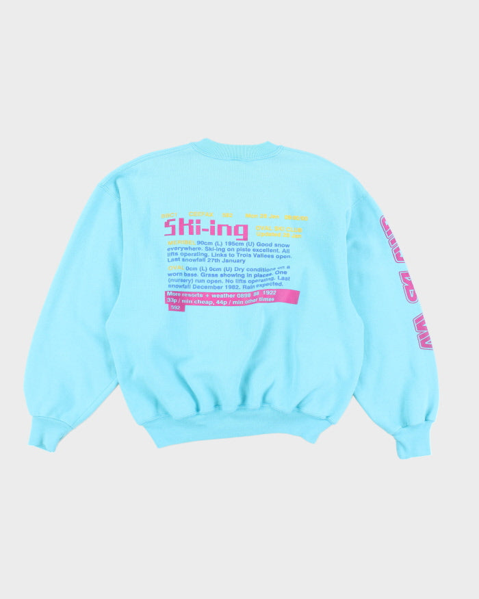 Vintage 90's Meribel Ski Graphic Sweatshirt - L