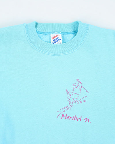 Vintage 90's Meribel Ski Graphic Sweatshirt - L