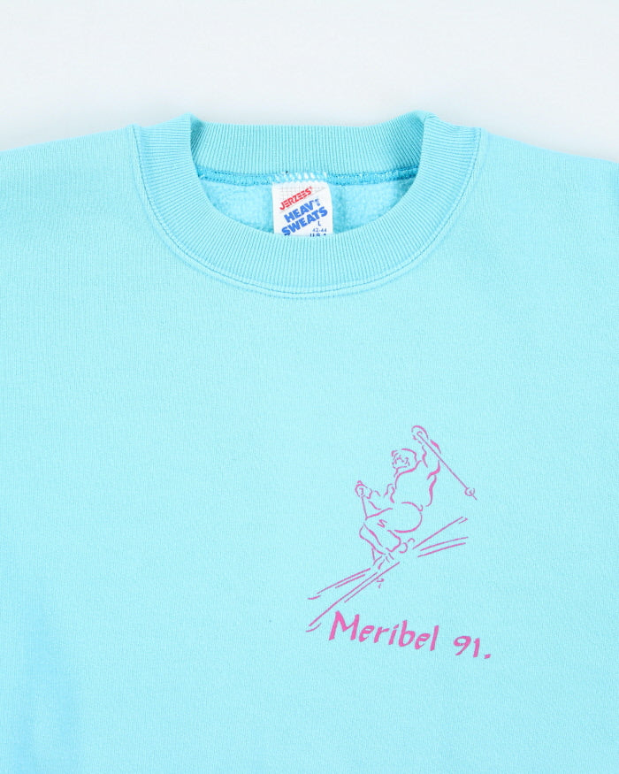 Vintage 90's Meribel Ski Graphic Sweatshirt - L
