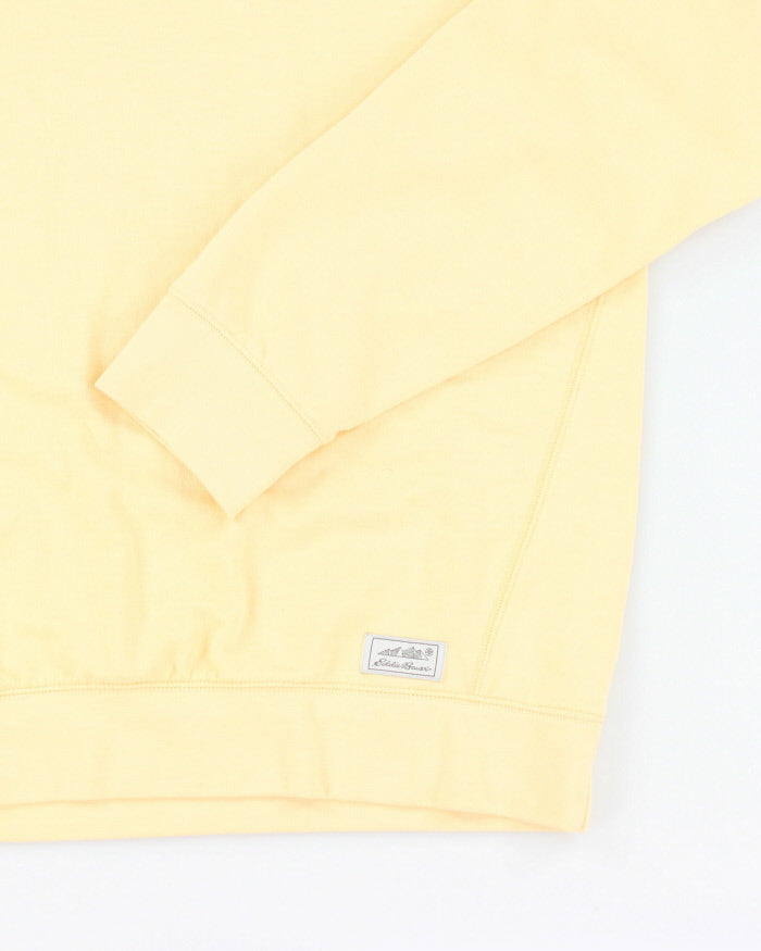Eddie Bauer Yellow Sweatshirt - M
