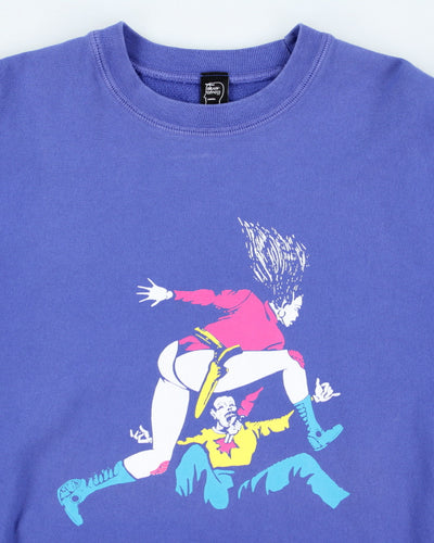 Braindead Scuba Lady Graphic Sweatshirt - M
