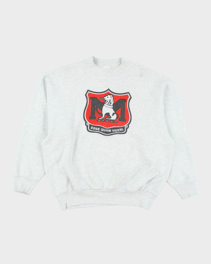 Vintage 90's Fruit of the Loom College Logo Sweatshirt - XL