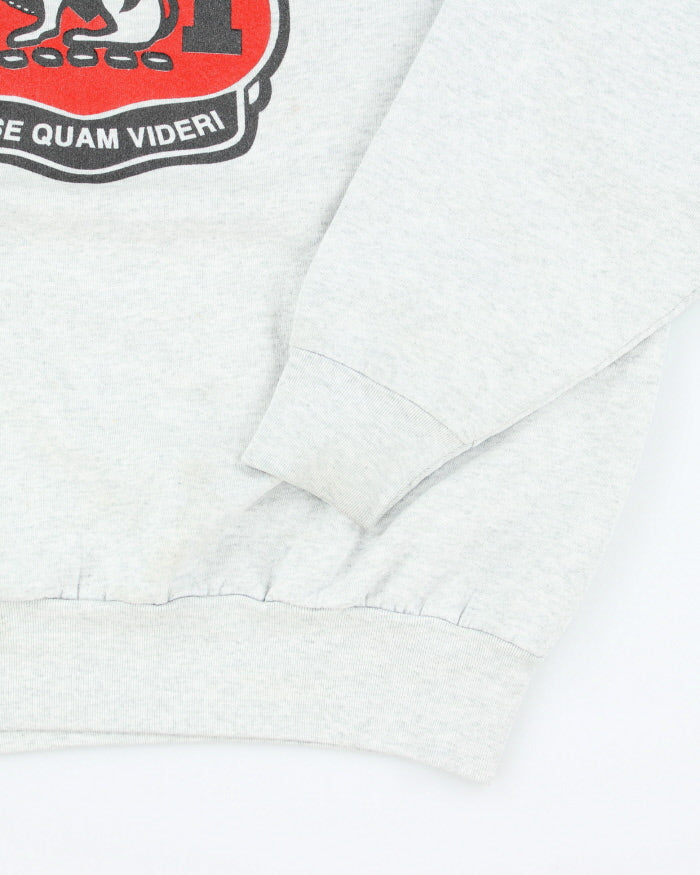 Vintage 90's Fruit of the Loom College Logo Sweatshirt - XL