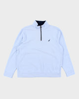 Vintage Nautica Quarter Zip Sweatshirt - L