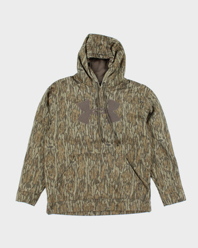 Vintage 2000's Under Armour Mossy Oak Camo Hoodie - L