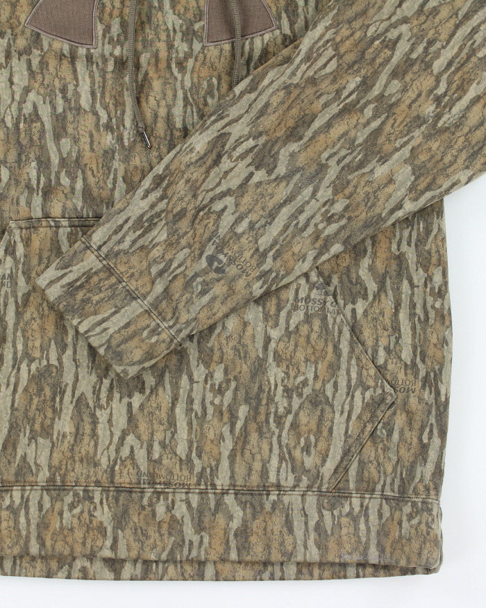 Vintage 2000's Under Armour Mossy Oak Camo Hoodie - L