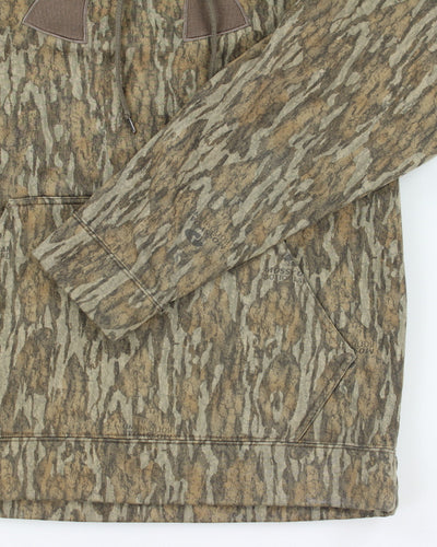 Vintage 2000's Under Armour Mossy Oak Camo Hoodie - L