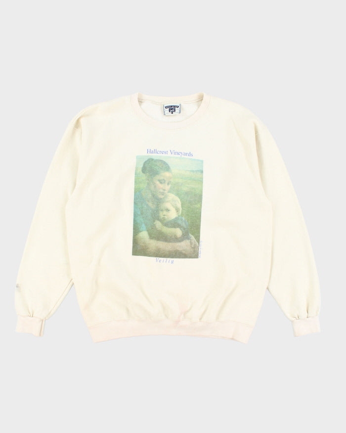 Vintage 90's Lee Hallcrest Vineyards Graphic Sweatshirt - L