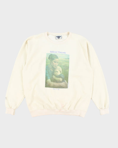 Vintage 90's Lee Hallcrest Vineyards Graphic Sweatshirt - L