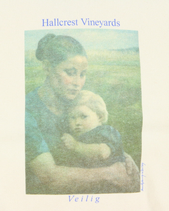 Vintage 90's Lee Hallcrest Vineyards Graphic Sweatshirt - L