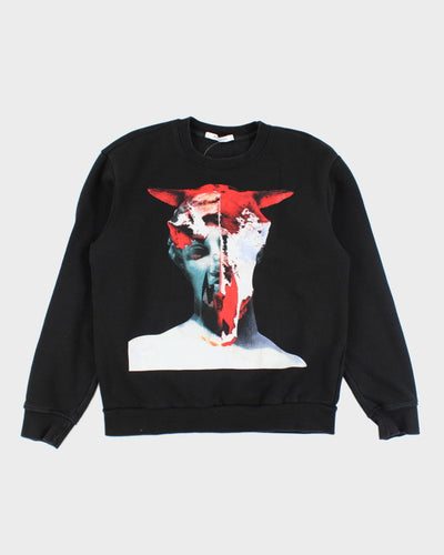 Vintage 2000's Givenchy Cow Head Skull Printed Sweatshirt - XL