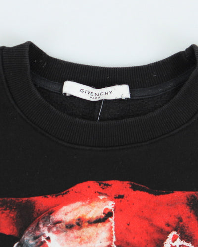 Vintage 2000's Givenchy Cow Head Skull Printed Sweatshirt - XL