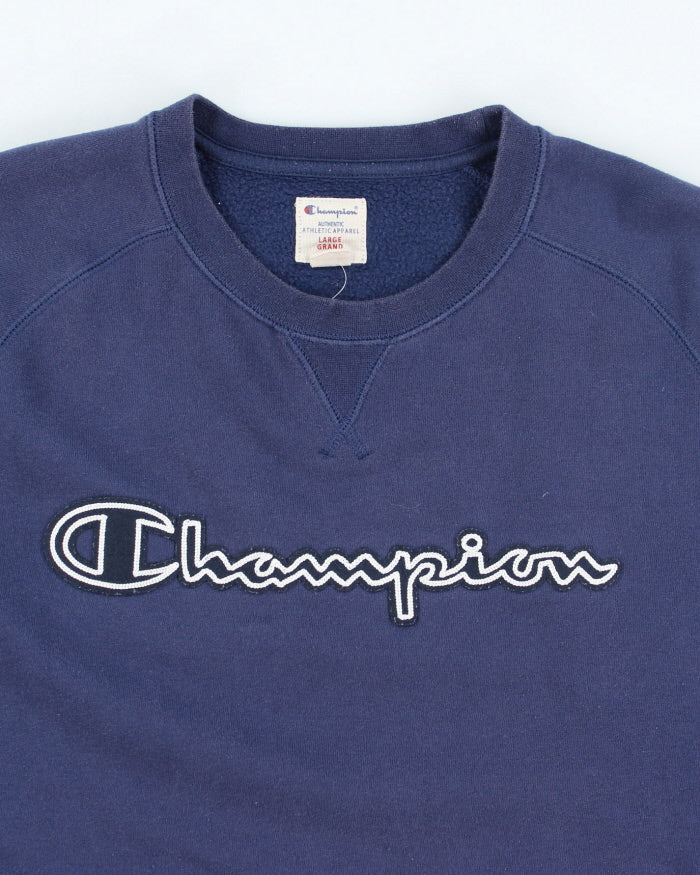 Vintage 2000's Champion Spell Out Logo Sweatshirt - L