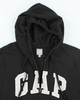 Vintage 2000's GAP Spell Out Zip Up Hoodie - L