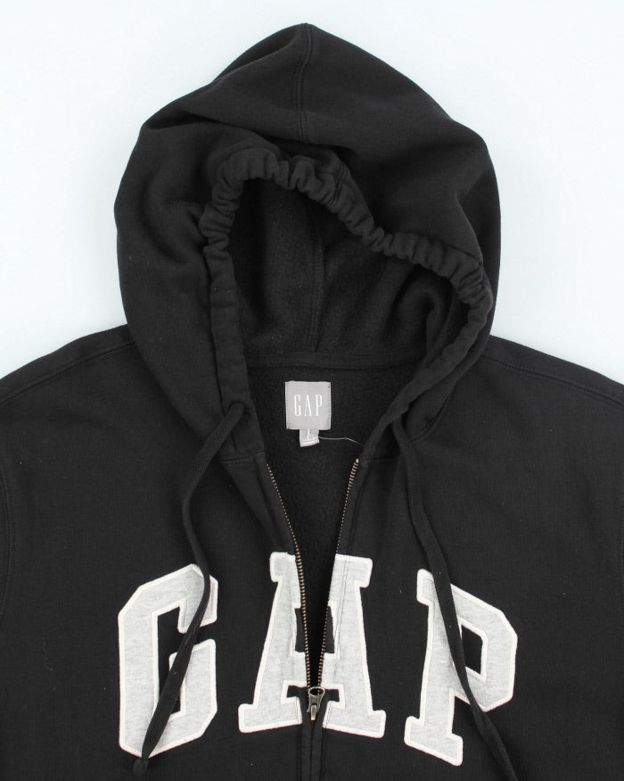Vintage 2000's GAP Spell Out Zip Up Hoodie - L
