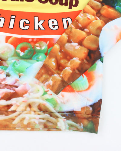 Vintage Y2K Ramen Noodle Soup All Over Print Hoodie - L