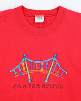 Vintage 90's Embroidered San Francisco Sweatshirt - M