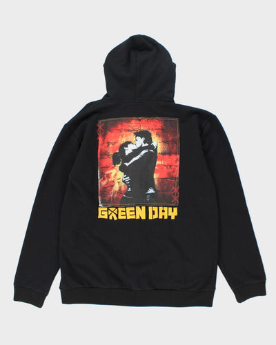 Vintage Y2K Green Day Band Zip Up Hoodie - XL
