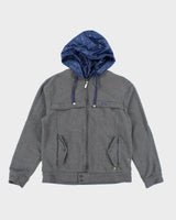 Vintage 2000's Hugo Boss Lined Zip Up Hoodie - L