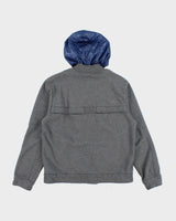 Vintage 2000's Hugo Boss Lined Zip Up Hoodie - L
