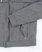 Vintage 2000's Hugo Boss Lined Zip Up Hoodie - L
