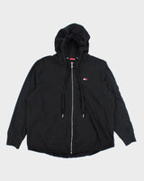 Vintage Tommy Hilfiger Sleeve Spell Out Zip Up Hoodie - XL