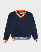 Vintage 90's Russell Athletic V-Neck Heavyweight Sweatshirt - L