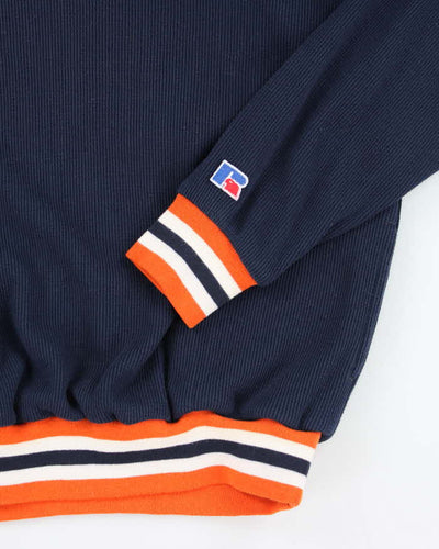Vintage 90's Russell Athletic V-Neck Heavyweight Sweatshirt - L