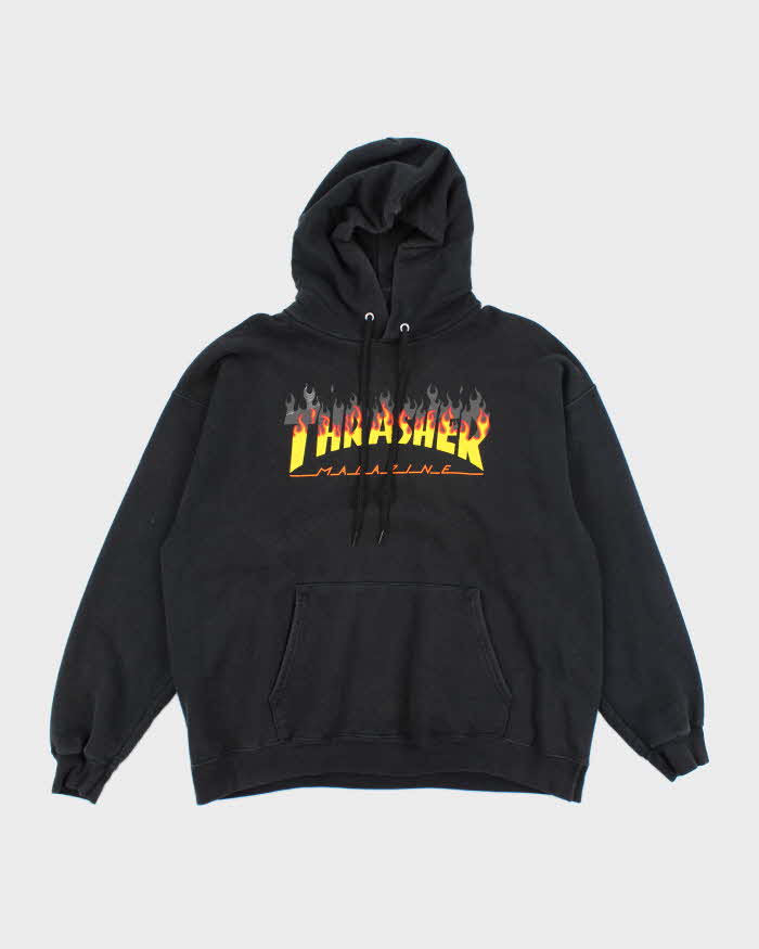 Vintage 2000's Thrasher Flame Logo Hoodie - L