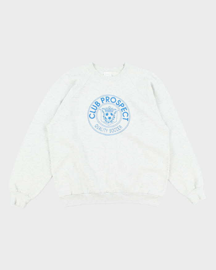 Vintage 90's Fruit of the Loom Club Prospect Sweatshirt - XL