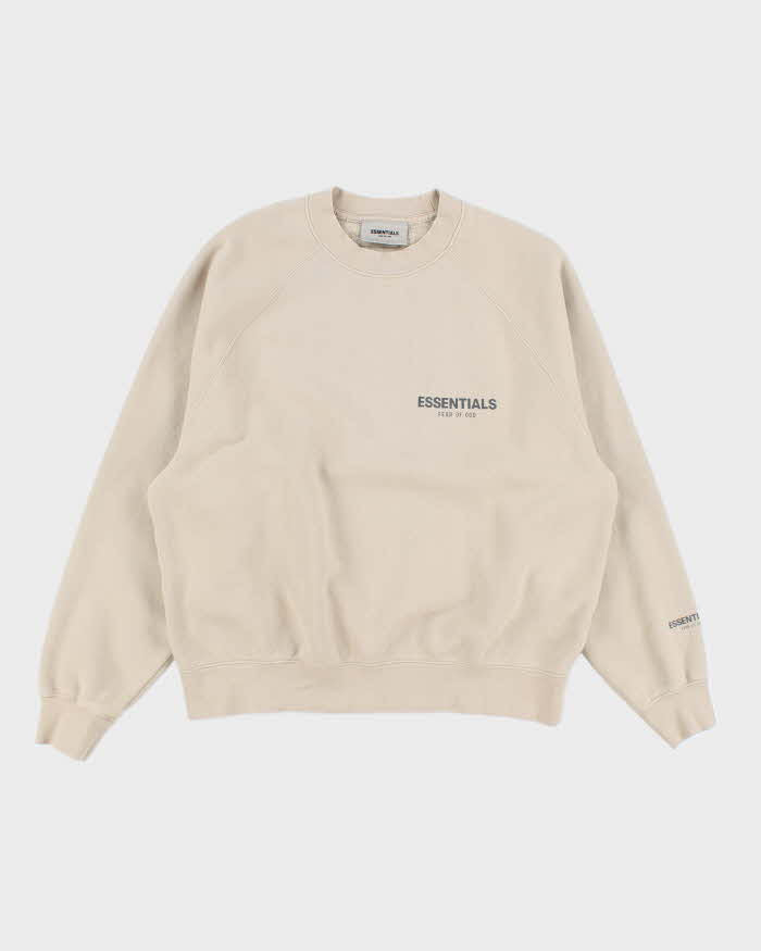 Essentials Small Spell Out Heavyweight Sweatshirt - S