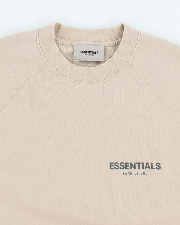 Essentials Small Spell Out Heavyweight Sweatshirt - S