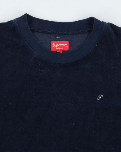 Vintage Supreme New York FW16 Small S Embroidered Sweatshirt - L